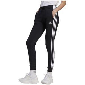 Adidas Essentials 3 Stripes Fleece Joggers Zwart M / Short Vrouw
