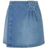 PJL - L D Sk Regular Rok - Katoen - Blauw