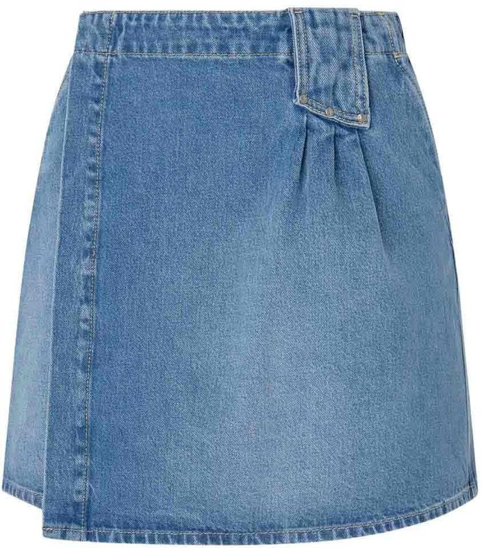 PJL - L D Sk Regular Rok - Katoen - Blauw