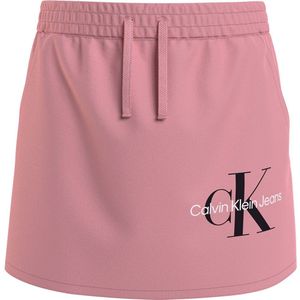 Calvin Klein Jeans Monogram Off Placed Skirt Roze 10 Years Meisje