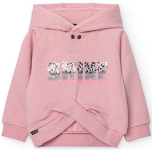 Boboli - Fleece Hoodie - Roze - Babymeisjes