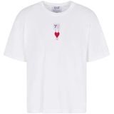Ea7 Emporio Armani Train 7.cuore Crop T-shirt Met Korte Mouwen