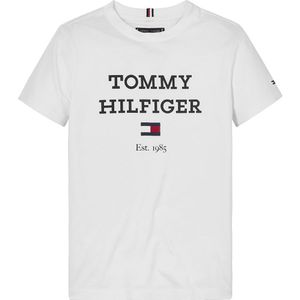 Tommy Hilfiger Kb0kb08671 Short Sleeve T-shirt Wit 16 Years Jongen