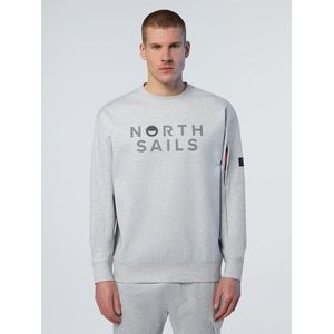 North Sails Interlock Crew Neck Sweater Grijs S Man