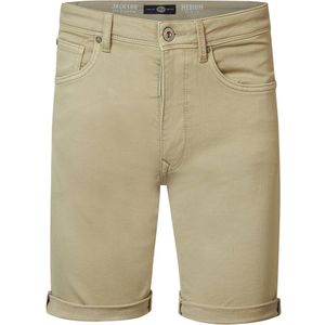Petrol Industries Jackson Jogg Coloured Slim Fit Denim Shorts Beige 2XL Man