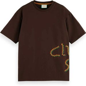 Scotch & Soda Soda Artwork T-shirt Met Korte Mouwen