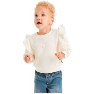 Levi´s ® Kids Ruffle Sweatshirt Beige 12 Months Meisje