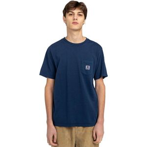 Element Basic Pkt Pgmnt Short Sleeve T-shirt Blauw M Man