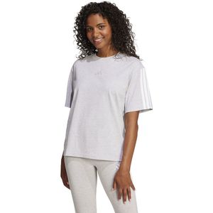 Adidas Essentials 3 Stripes Boyfriend T-shirt Met Korte Mouwen