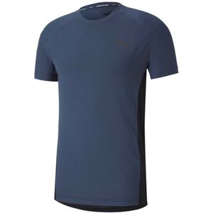 Puma Evostripe Short Sleeve T-shirt Blauw L Man