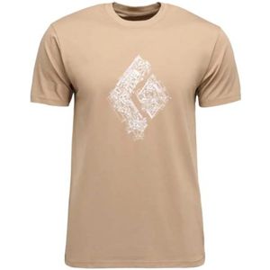 Black Diamond - Engineered Diamond SS Tee - T-shirt - Beige - Biologisch Katoen
