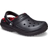 Crocs - Classic Lined Buffalo Check - Klompen - Zwart