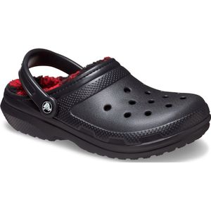 Crocs - Classic Lined Buffalo Check - Klompen - Zwart