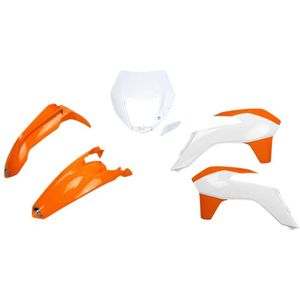 Ufo Ktm Exc/exc-f 2014-2016 With Headlight Ktkit524-999w Plastic Set