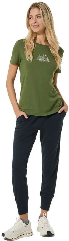 Super.natural - W TOP MOUNTAIN ART T-shirt - Korte Mouwen - Ademend - Geurneutraal