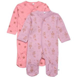 Pippi Buttons 2 Pack Pyjama Roze 3 Months