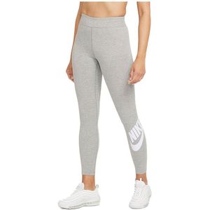 Nike Sportswear Essential Futura Graphic High Rise Leggings Grijs M / Regular Vrouw