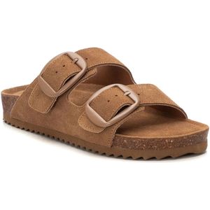 Refresh - 172833 - Sandalen - Beige - Splitleer - Antislip Zool