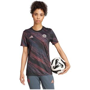 Adidas Fc Bayern 25/26 Voor De Wedstrijd Dames T-shirt Met Korte Mouwen