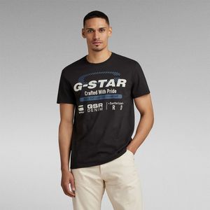 G-star Old Skool Originals Short Sleeve T-shirt Zwart S Man