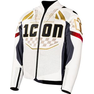 Icon Contra3™ Rizz Rizz Geperforeerd Leer Jas