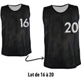 Trainingsvest - Rood/Blauw - 100% Polyester