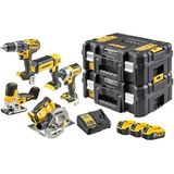 Dewalt - DCD796 DCF887 DCS335 DCS570 DCL050 - Gereedschapset - 18V - Inclusief Accu's en Lader