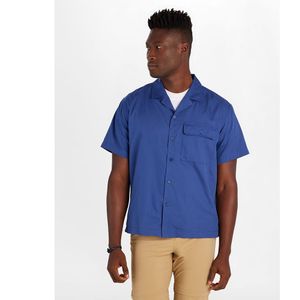 Marmot Muir Camp Short Sleeve Shirt Blauw L Man