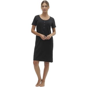 Mamalicious Mira Solid Jrs Short Sleeve Dress Zwart XS Vrouw