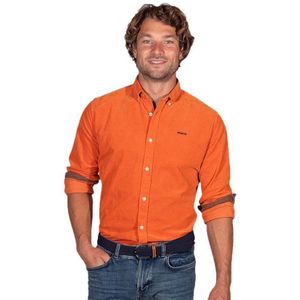 Nza New Zealand Whakatane Long Sleeve Shirt Oranje M Man