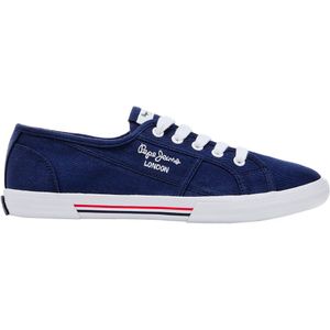 Pepe Jeans Aberlady Ecobass Trainers Blauw EU 36 Vrouw