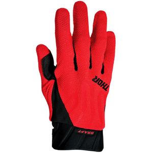 Thor Draft Off-road Gloves Rood,Wit XL / Short