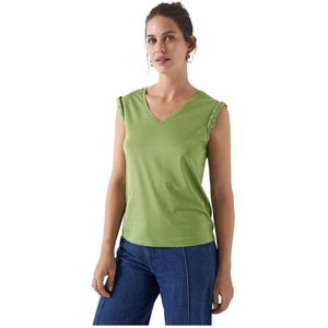 Salsa Jeans Braided Detailed Mouwloze Blouse