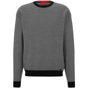 Hugo Scol 10246002 01 Sweater Zwart L Man