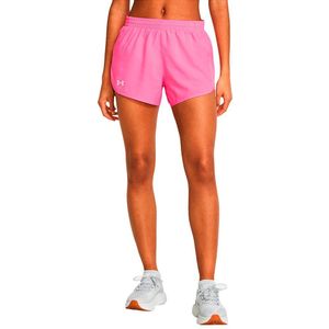 Under Armour Fly By 3in Shorts Roze M Vrouw