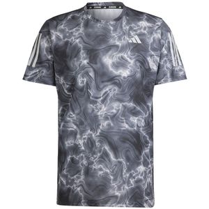 Adidas Otr Aop Short Sleeve T-shirt Wit,Zwart S Man
