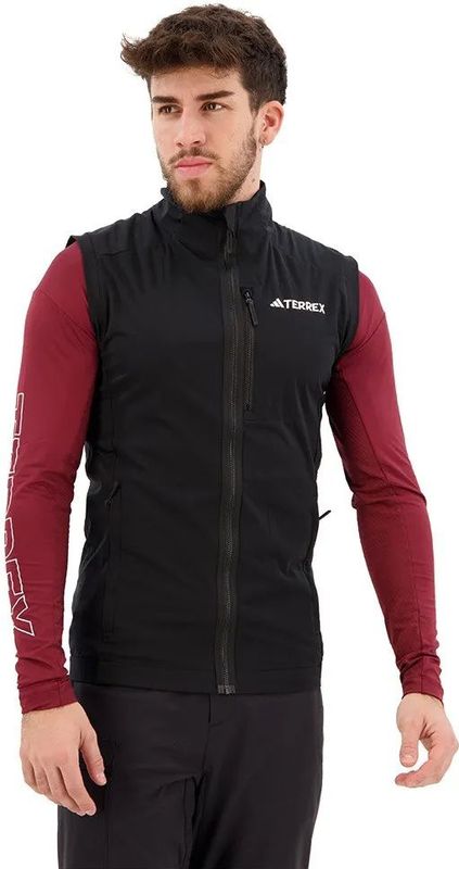 Adidas Xperior Vest - Zwart - Softshell - Winddicht - Gerecycled Materiaal