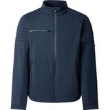 Hackett Londonvoor mannen. HM4000065 Hs Rider Softshell Jas Navy (L), Casual, Polyamide, Marineblauw