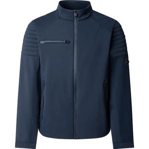 Hackett Londonvoor mannen. HM4000065 Hs Rider Softshell Jas Navy (L), Casual, Polyamide, Marineblauw