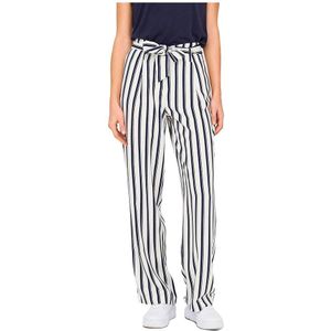 Only Lowa Stripe High Waist Pants Wit,Blauw 34 / 32 Vrouw