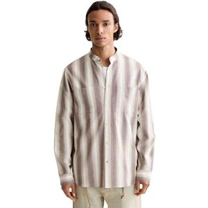 Scotch & Soda Shadow Striped Overhemd Met Lange Mouwen