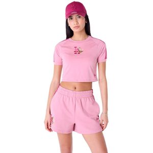 New Era - MLB Floral Crop - T-shirt - Roze - Korte Mouwen