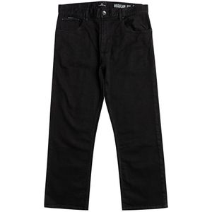 Quiksilver Aqua Cult Ankle Washed Black Jeans Zwart 30 Man