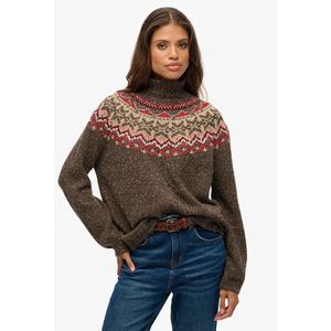 Superdry Fairisle Trui Met Hoge Hals