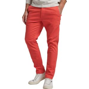 Superdry Officers Slim Chino Pants Roze 36 / 34 Man