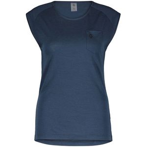 Scott Defined Merino Sleeveless T-shirt Blauw S Vrouw