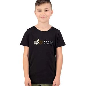 Alpha Industries Label T-shirt Met Korte Mouwen