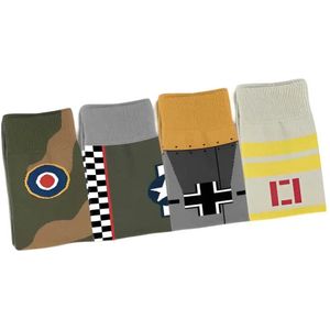 Heel Tread Warbirds Sokken 4 Paren
