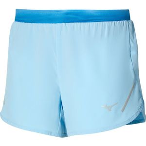 Mizuno Aero 4´´ Shorts Blauw L Vrouw
