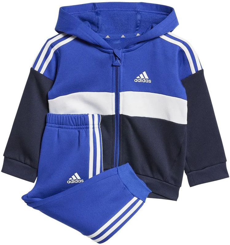 adidas - Tiberio 3-Stripes Colorblock - Trainingspak - Fleece